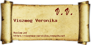 Viszmeg Veronika névjegykártya
